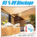 300D Oxford UV Block Waterdicht Duurzaam Sunshade Sail